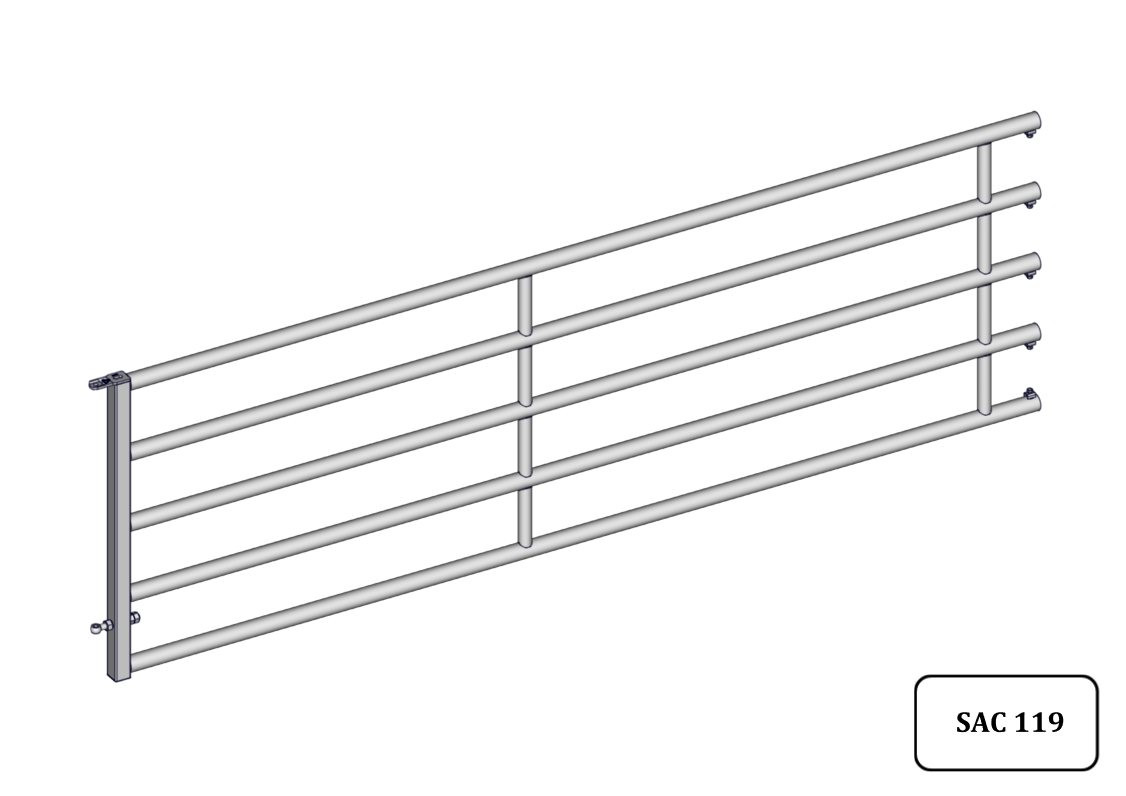 ARRIERE EX5 DE 4/5M L.3.50M