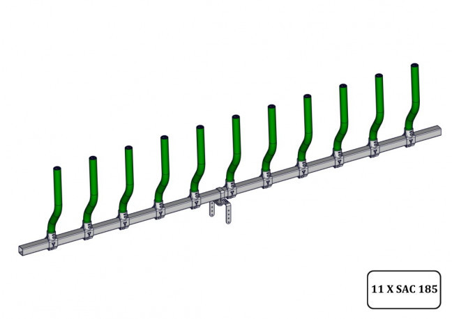LS CONFORT PLUS VL 12P./5M L.4.85M VERT SANS EMBOUT