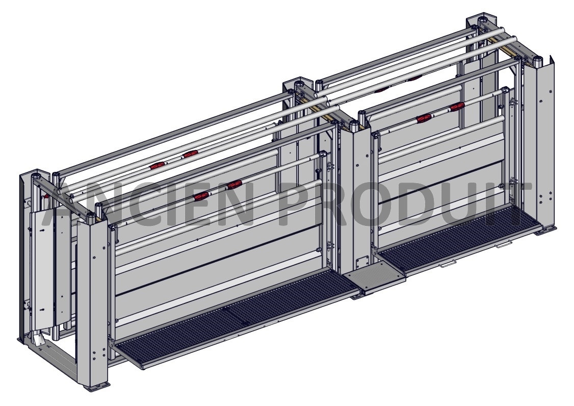 COULOIR DE CONTENTION REGLABLE SUR PLATINE L.5.60M V2