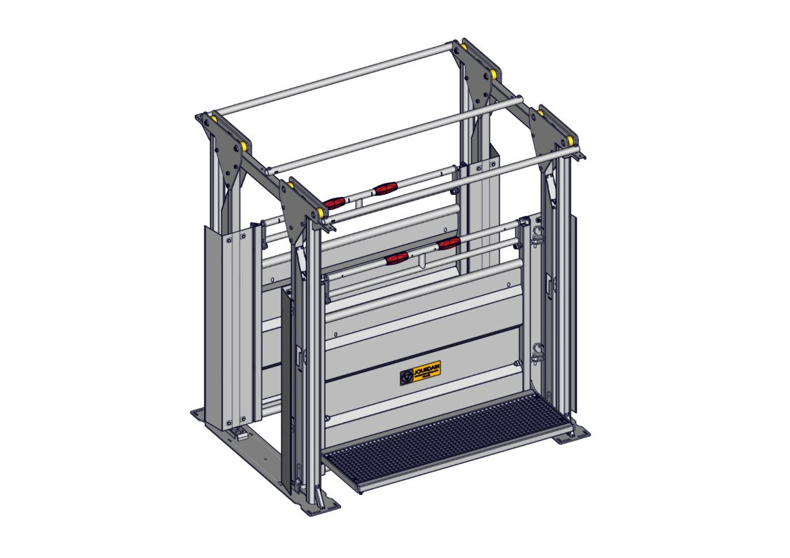COULOIR REGLABLE PREMIUM SUR PLATINE L.2M
